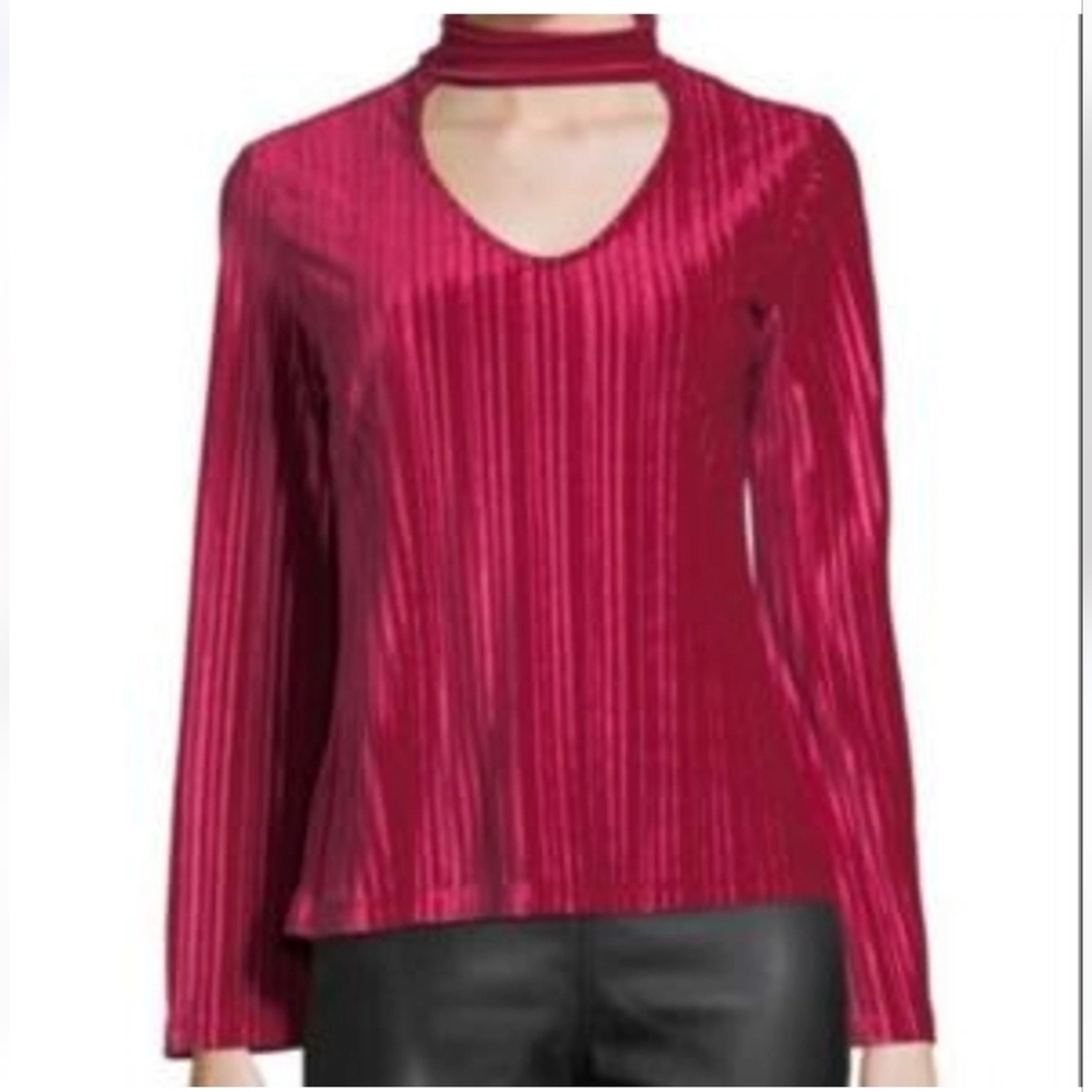 NANETTE LEPORE Pleated long Sleeves top size L